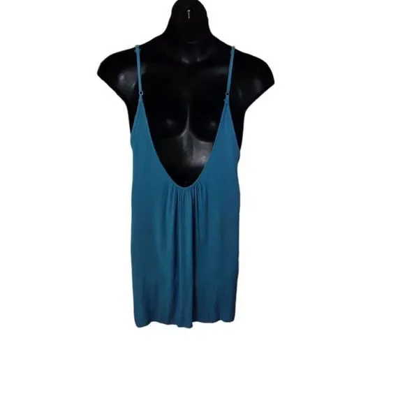 ELAN Slip Dress Cover-up Blue XL New - Picture 3 of 7